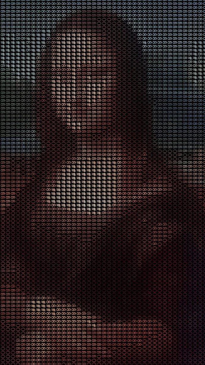 Ascii Gioconda Representation in color